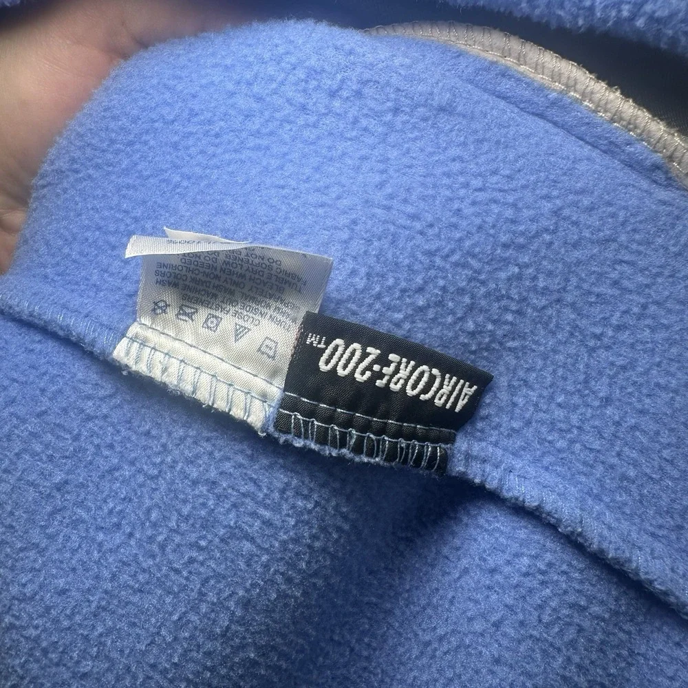 Mens Lands End Fleece  Polartec Aircore 200 Fleece Jacket Blue Size L 42-44 Tall